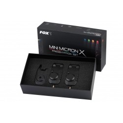 FOX - Mini Micron X 2 Rod Set Zestaw dwóch sygnalizatorów z centralką